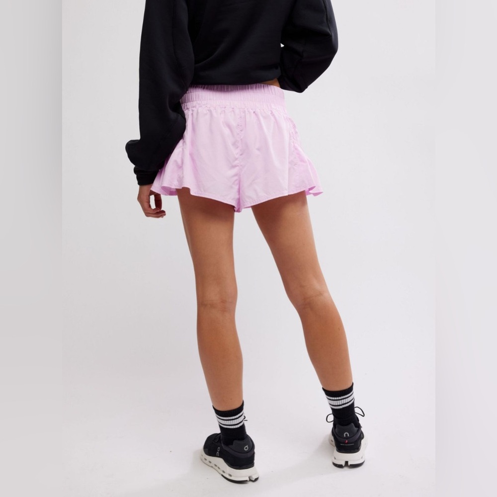 FP Movement Get Your Flirt On Shorts - Powder Pink - Picture 3 of 8